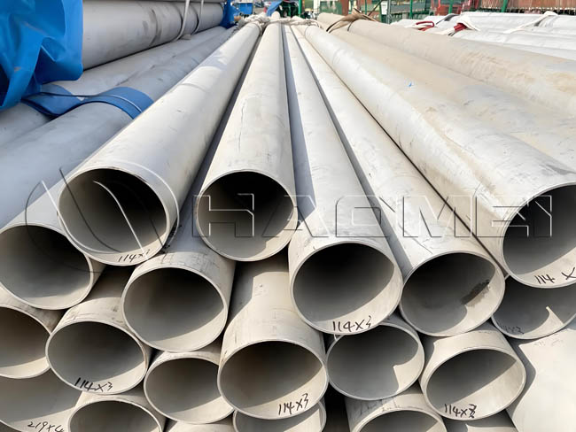 TP316L Hot-Rolled Seamless Stainless Steel Pipe for Marine Applications with DNV GL Certificate